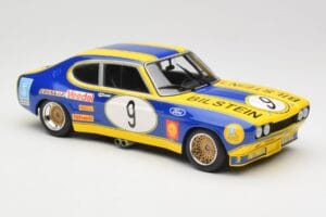 Ford Capri Mk1 RS 2600 #9 K. Fritzinger / H. Heyer Team Europa Möbel 6 Hours of Nürburgring ETCC 1973 Minichamps 1:18 1557385 - imagem 4 de 6
