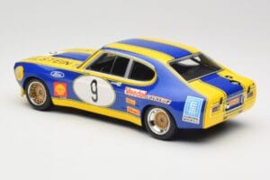 Ford Capri Mk1 RS 2600 #9 K. Fritzinger / H. Heyer Team Europa Möbel 6 Hours of Nürburgring ETCC 1973 Minichamps 1:18 1557385 - imagem 5 de 6