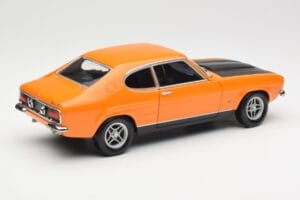 Ford Capri Mk1 RS 2600 Signal Orange Preto Minichamps 1:18 150089077 Metal - imagem 3 de 8