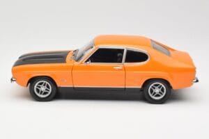 Ford Capri Mk1 RS 2600 Signal Orange Preto Minichamps 1:18 150089077 Metal - imagem 4 de 8