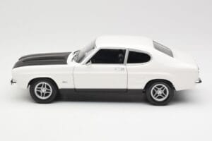 Ford Capri Mk1 RS 2600 Branco Preto Minichamps 1:18 150089078 Metal - imagem 4 de 8