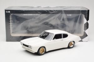 Ford Capri Mk1 RS 2600 Branco Minichamps 1:18 155708500 Metal - imagem 6 de 6
