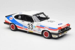 Ford Capri Mk2 3.0S #33 V. Woodman / C. Buncombe V M Woodman 3rd Place 24 Hours of Spa 1981 Minichamps 1:18 155818633 Metal - imagem 4 de 6