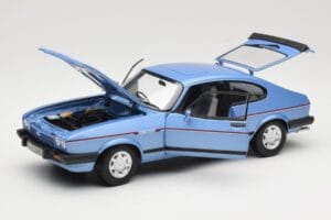 Ford Capri Mk3 2.8 Injection Paris Blue Norev 1:18 182764 Metal - imagem 2 de 8