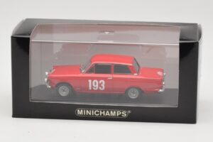 Ford Cortina Mk I #193 Rally Monte Carlo 1963 Minichamps 1:43 400638293 Metal - imagem 4 de 4