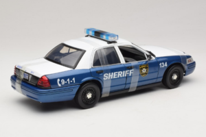 Ford Crown Victoria Police Interceptor The Walking Dead Greenlight 1:18 12957 Metal - imagem 2 de 6