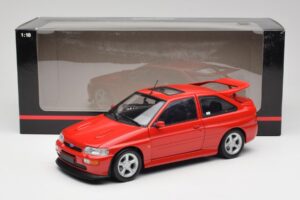 Ford Escort RS Cosworth Radiant Vermelho Minichamps 1:18 150089021 Metal - imagem 8 de 8