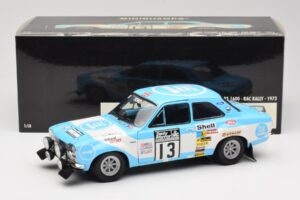 Ford Escort RS1600 #13 T. Makinen RAC Rally Winner 1973 Minichamps 1:18 100738113 Metal - imagem 8 de 8