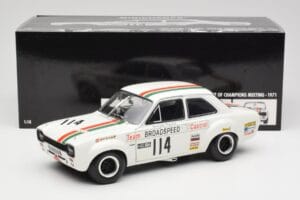 Ford Escort RS1600 #114 J. Fitzpatrick Team Broadspeed Castrol Race of Champions 1971 Minichamps 1:18 100718114 Metal - imagem 8 de 8