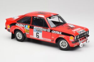 Ford Escort II RS1800 #6 R. Clark / J. Pegg RAC Rally Winner 1976 Minichamps 1:18 100768406 Metal - imagem 6 de 8