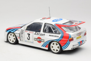 Ford Escort RS Cosworth Martini #3 1000 Miglia 1995 UT Models 1:18 39550 Metal - imagem 7 de 8