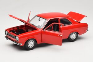 Ford Escort Mk1 Street Vermelho Minichamps 1:18 100081001 Metal - imagem 2 de 8