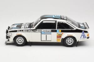 Ford Escort Mk2 RS 1800 #1 T. Mäkinen / H. Liddon Allied Polymer Group Winners Lombard RAC Rally 1975 Minichamps 1:18 1557587 - imagem 3 de 6