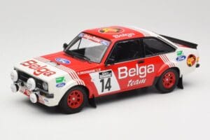 Ford Escort Mk2 RS 1800 #14 Droogmans / Joosten Belga 3rd Place Lotto Haspengouw Rally 1983 Minichamps 1:18 155838714 Metal