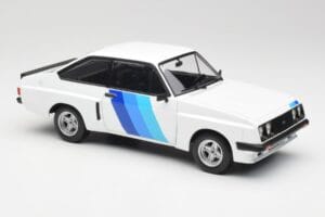 Ford Escort Mk2 RS 2000 X-Pack Diamond Branco & Azul Decor MCG 1:18 MCG18351 Metal - imagem 4 de 6