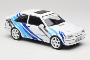 Ford Escort Mk4 RS Turbo S2 Branco Com Decoração MCG 1:18 MCG18547R Metal - imagem 4 de 6