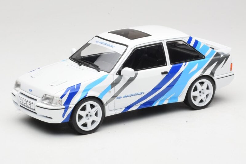 Ford Escort Mk4 RS Turbo S2 Branco Com Decoração MCG 1:18 MCG18547R Metal
