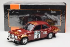 Ford Escort RS 1600 Mk1 #10 H. Mikkola / J. Davenport RAC Rally 1974 IXO 1:18 18RMC047C Metal - imagem 6 de 6