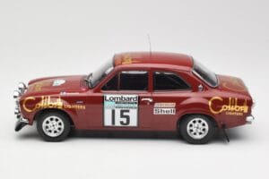 Ford Escort RS 1600 Mk1 #15 M. Alen / I. Kivimäki RAC Rally 1974 IXO 1:18 18RMC047B Metal - imagem 3 de 6
