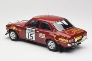 Ford Escort RS 1600 Mk1 #15 M. Alen / I. Kivimäki RAC Rally 1974 IXO 1:18 18RMC047B Metal - imagem 5 de 6
