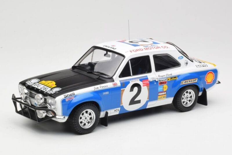Ford Escort RS 1600 Mk1 #2 R. Clark / J. Porter Safari Rally 1973 IXO 1:18 18RMC075A Metal