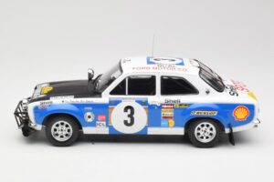 Ford Escort RS 1600 Mk1 #3 V. Preston Jr. / B. Smith Safari Rally 1973 IXO 1:18 18RMC075B Metal - imagem 3 de 6