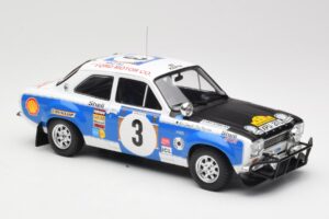 Ford Escort RS 1600 Mk1 #3 V. Preston Jr. / B. Smith Safari Rally 1973 IXO 1:18 18RMC075B Metal - imagem 4 de 6