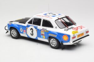 Ford Escort RS 1600 Mk1 #3 V. Preston Jr. / B. Smith Safari Rally 1973 IXO 1:18 18RMC075B Metal - imagem 5 de 6