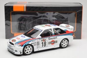 Ford Escort WRC Martini Racing #18 G. Cunico / G. Pirollo Rally San Remo 1998 IXO 1:18 18RMC171A Metal - imagem 6 de 6