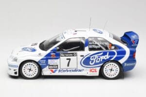 Ford Escort WRC #7 J. Kankkunen / J. Repo RAC Rally 1998 IXO 1:18 18RMC170A Metal - imagem 3 de 6