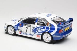 Ford Escort WRC #7 J. Kankkunen / J. Repo RAC Rally 1998 IXO 1:18 18RMC170A Metal - imagem 5 de 6