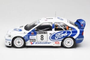 Ford Escort WRC #8 B. Thiry / S. Prevot RAC Rally 1998 IXO 1:18 18RMC170B Metal - imagem 3 de 6