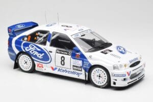 Ford Escort WRC #8 B. Thiry / S. Prevot RAC Rally 1998 IXO 1:18 18RMC170B Metal - imagem 4 de 6