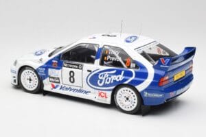 Ford Escort WRC #8 B. Thiry / S. Prevot RAC Rally 1998 IXO 1:18 18RMC170B Metal - imagem 5 de 6