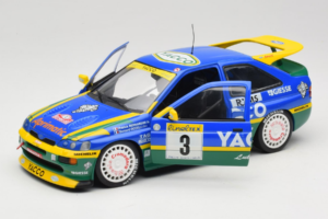 Ford Escort #3 Yacoo P. Bernardini / B. Occelli Rally Monte Carlo 1996 Winner UT Models 1:18 180968203 Metal - imagem 2 de 8