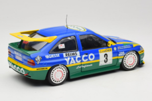 Ford Escort #3 Yacoo P. Bernardini / B. Occelli Rally Monte Carlo 1996 Winner UT Models 1:18 180968203 Metal - imagem 3 de 8