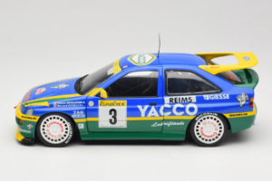 Ford Escort #3 Yacoo P. Bernardini / B. Occelli Rally Monte Carlo 1996 Winner UT Models 1:18 180968203 Metal - imagem 4 de 8