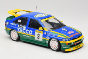 Ford Escort #3 Yacoo P. Bernardini / B. Occelli Rally Monte Carlo 1996 Winner UT Models 1:18 180968203 Metal - imagem 6 de 8