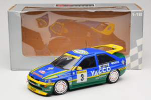 Ford Escort #3 Yacoo P. Bernardini / B. Occelli Rally Monte Carlo 1996 Winner UT Models 1:18 180968203 Metal - imagem 8 de 8