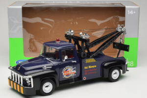 Ford F-100 Reboque Bob's Towing Welly 1:18 19834-W Metal - imagem 6 de 6