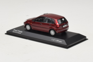 Ford Fiesta Mk5 Vermelho Metalizado Minichamps 1:43 400081101 Metal - imagem 3 de 4