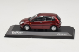Ford Fiesta Mk5 Vermelho Metalizado Minichamps 1:43 400081101 Metal
