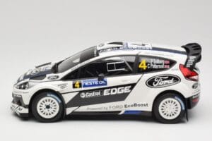 Ford Fiesta RS WRC #4 H. Solberg / C. Patterson Ford Rally Team Rally Finland 2012 Minichamps 1:18 151120804 Metal - imagem 3 de 6