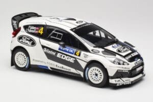 Ford Fiesta RS WRC #4 H. Solberg / C. Patterson Ford Rally Team Rally Finland 2012 Minichamps 1:18 151120804 Metal - imagem 4 de 6