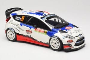 Ford Fiesta RS WRC #11 B. Bouffier / X. Panseri Rally Monte Carlo 2014 Minichamps 1:18 151140811 Metal - imagem 4 de 6