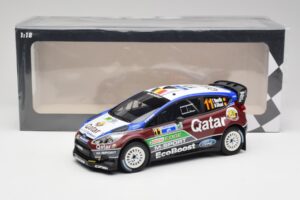 Ford Fiesta WRC #11 T. Neuville / N. Gilsoul Rally Mexico 2013 Minichamps 1:18 151130811 Metal - imagem 6 de 6
