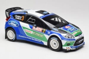 Ford Fiesta WRC #3 J-M. Latvala / M. Anttila Rally Great Britain Winner 2012 Minichamps 1:18 151120803 Metal - imagem 4 de 6