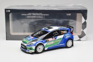 Ford Fiesta WRC #3 J-M. Latvala / M. Anttila Rally Great Britain Winner 2012 Minichamps 1:18 151120803 Metal - imagem 6 de 6