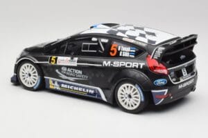 Ford Fiesta WRC #5 O. Tanak / R. Sikk Rally France 2012 Minichamps 1:18 151120805 Metal - imagem 5 de 6