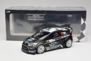 Ford Fiesta WRC #5 O. Tanak / R. Sikk Rally France 2012 Minichamps 1:18 151120805 Metal - imagem 6 de 6